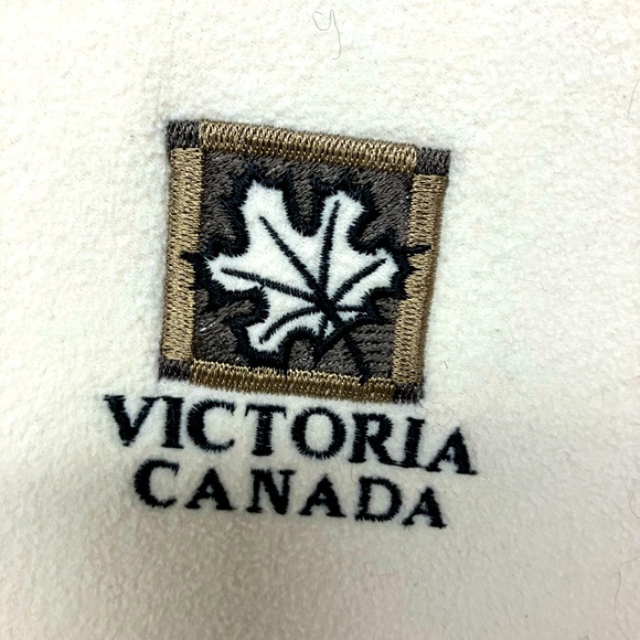 Pacific Ports, men’s fleece pullover, off white, XLG - Picture 4 of 6